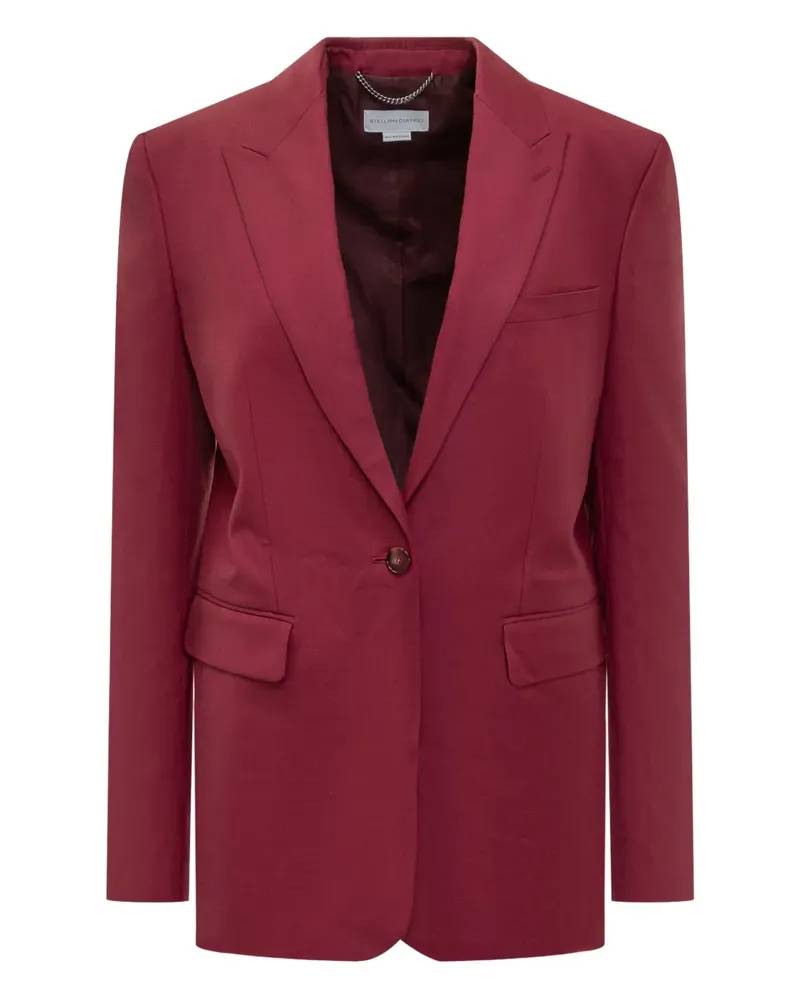 Stella McCartney Einreihiges Sakko - Rot Rot