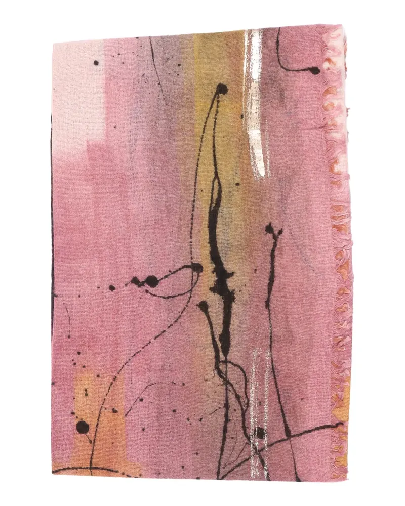 Faliero Sarti Kirala fringed scarf - Rosa Rosa