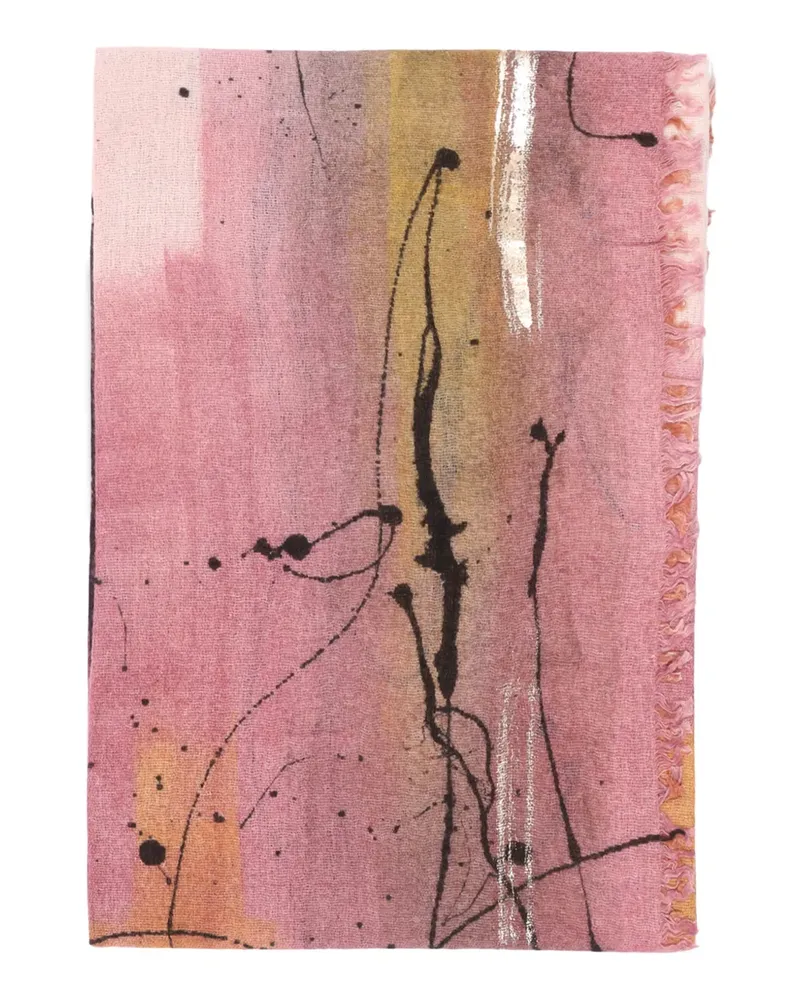 Faliero Sarti Kirala Schal mit Fransen - Rosa Rosa