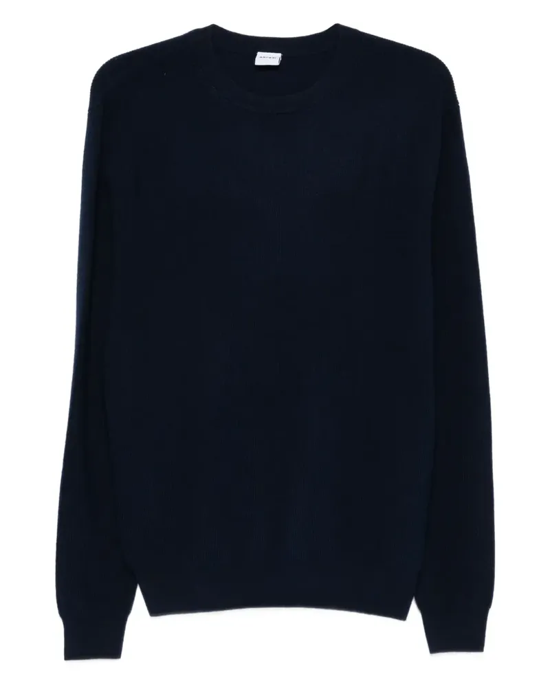 ASPESI Pullover mit Rundhalsausschnitt - Blau Blau