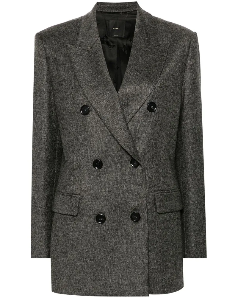 Pinko Doppelreihiger Blazer Grau