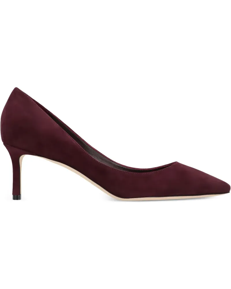 Jimmy Choo Spitze Romy Pumps aus Wildleder 60mm - Rot Rot
