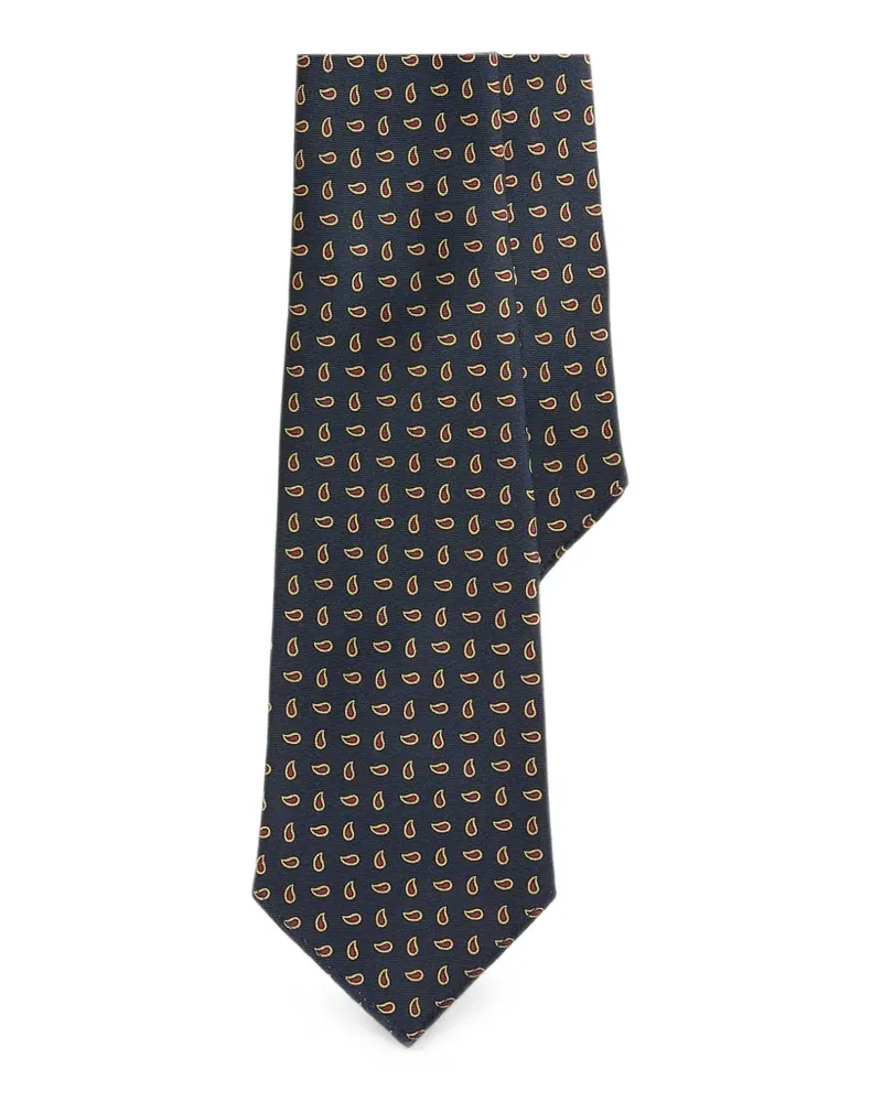 Ralph Lauren Krawatte aus Seide mit Paisley-Print - Blau Blau