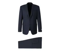 Geknöpfter Anzug - Blau