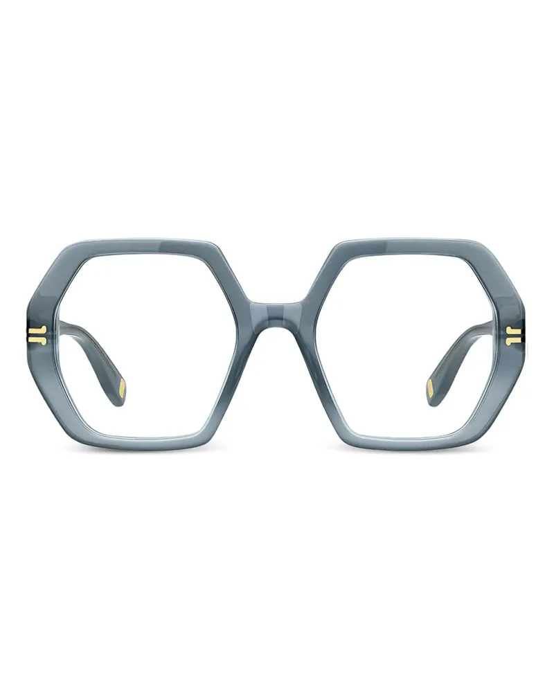 Marc Jacobs Brille mit geometrischem Gestell - Blau Blau