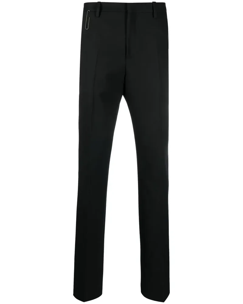 OFF-WHITE Slim-Fit-Hose mit Büroklammer - Schwarz Schwarz