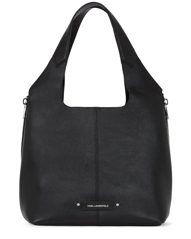 Karl Lagerfeld Mittelgroßer Shopper - Schwarz Schwarz