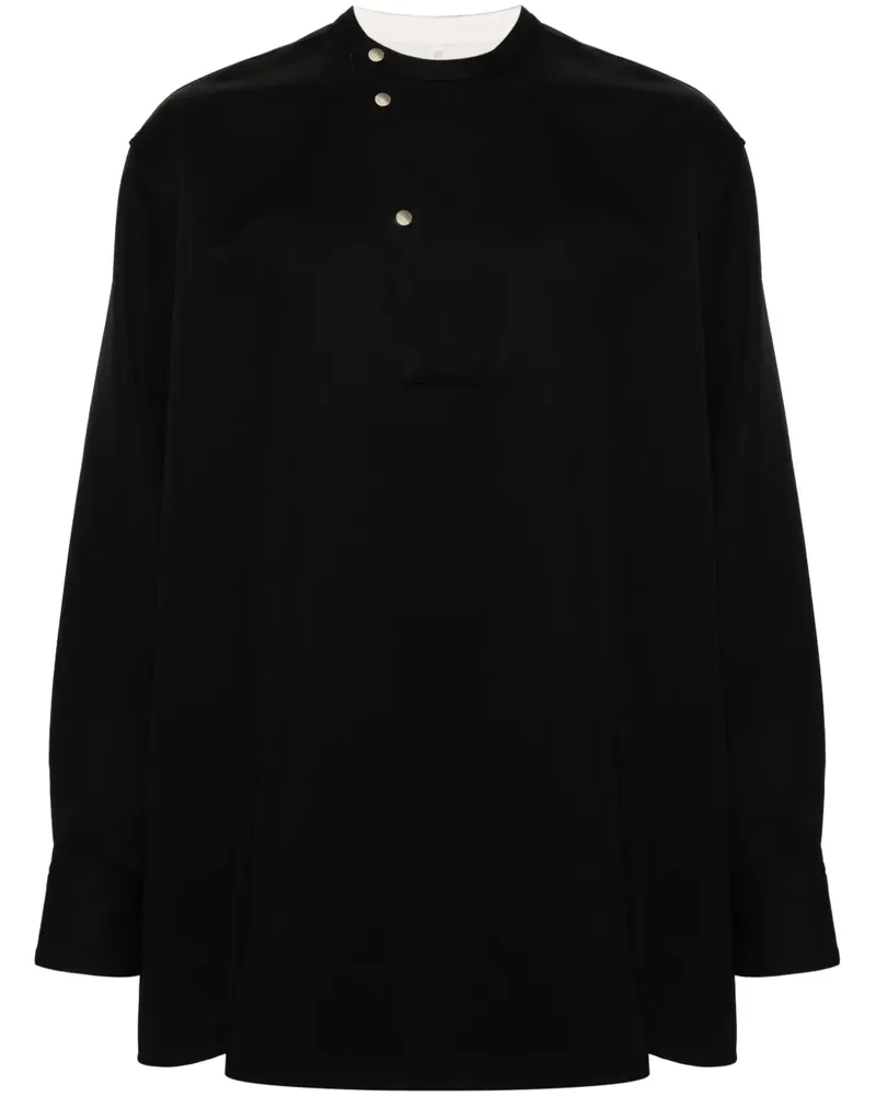OAMC Asymmetrisches Hemd - Schwarz Schwarz