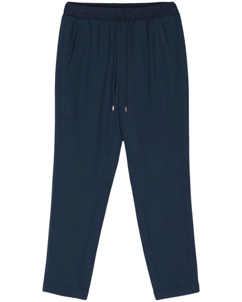Liu Jo Halbhohe Tapered-Hose - Blau Blau