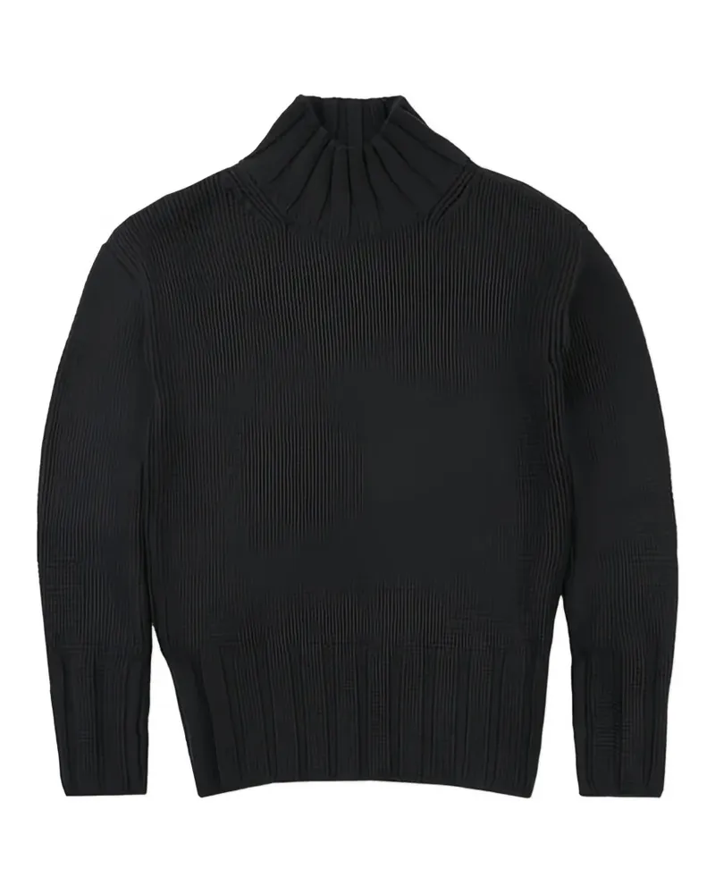 Slowear Gerippter Pullover - Schwarz Schwarz