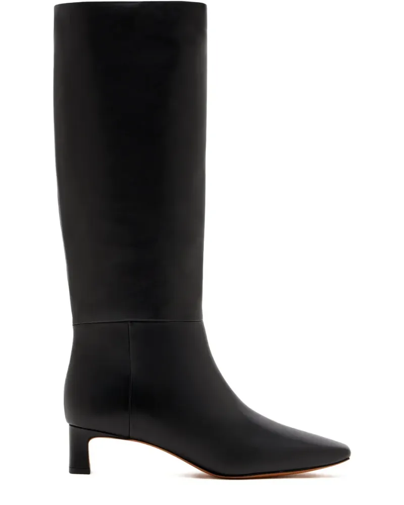 Vince Harlan Stiefel mit eckigem Absatz 40mm - Schwarz Schwarz