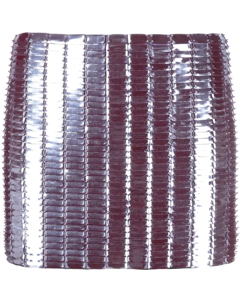 ATTICO Minirock mit Pailletten - Rosa Rosa