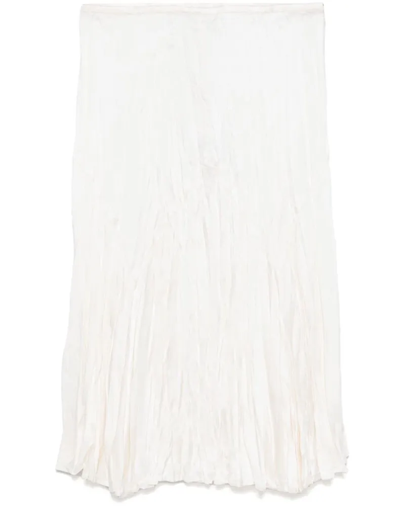 Michael Kors Charmeuse-Midirock aus Satin - Nude Nude