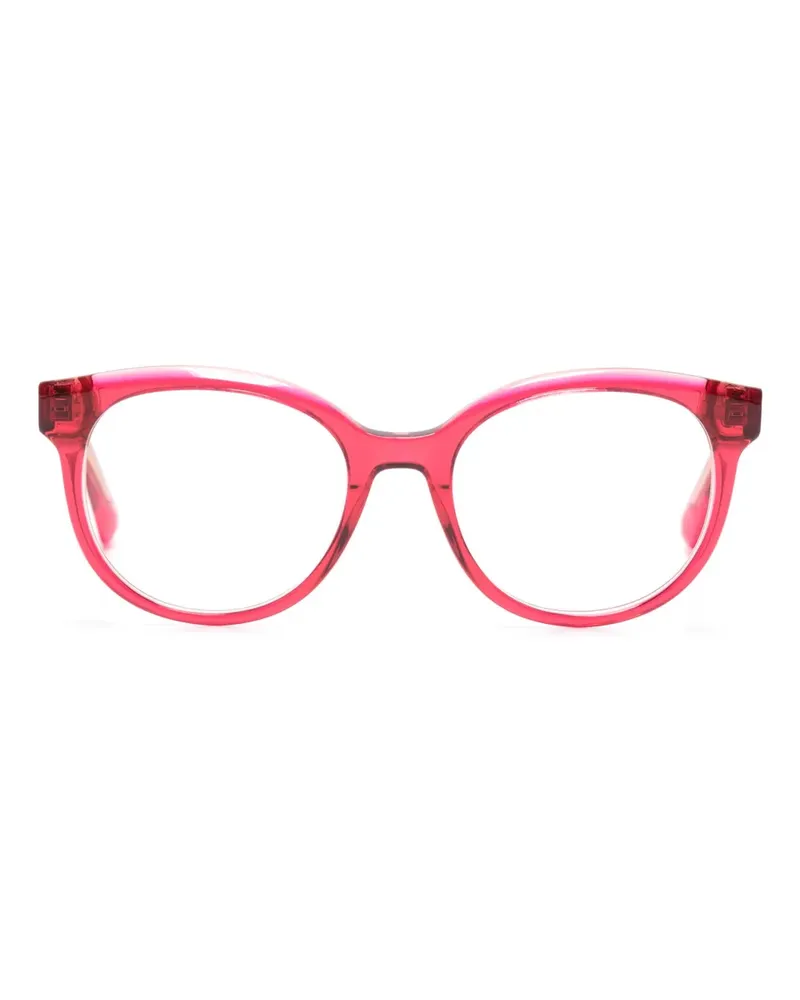 MAX&Co. Runde Brille mit Logo-Gravur - Rosa Rosa
