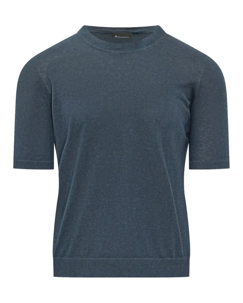 Arovescio knitted T-shirt - Blau Blau