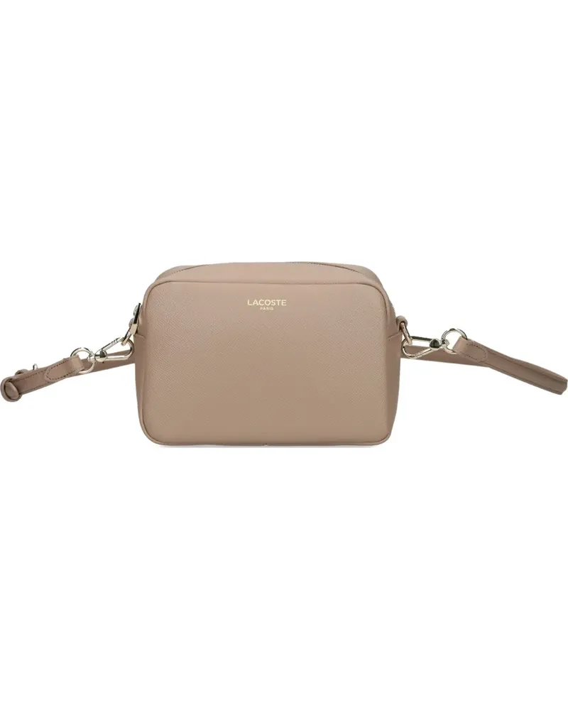 Lacoste Champs-Élysées leather cross body - Nude Nude