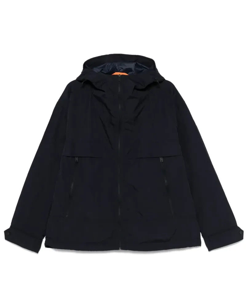 HUGO BOSS Leichte Jacke mit Logo-Patch - Blau Blau