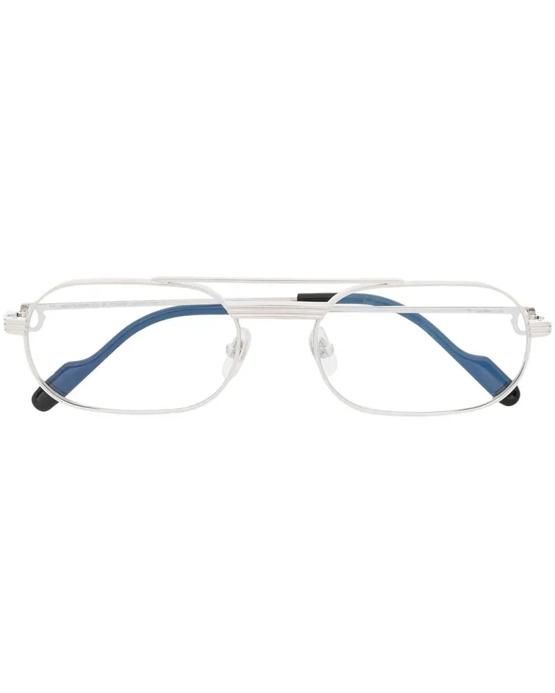 Cartier C de Cartier Pilotenbrille - Silber Silber
