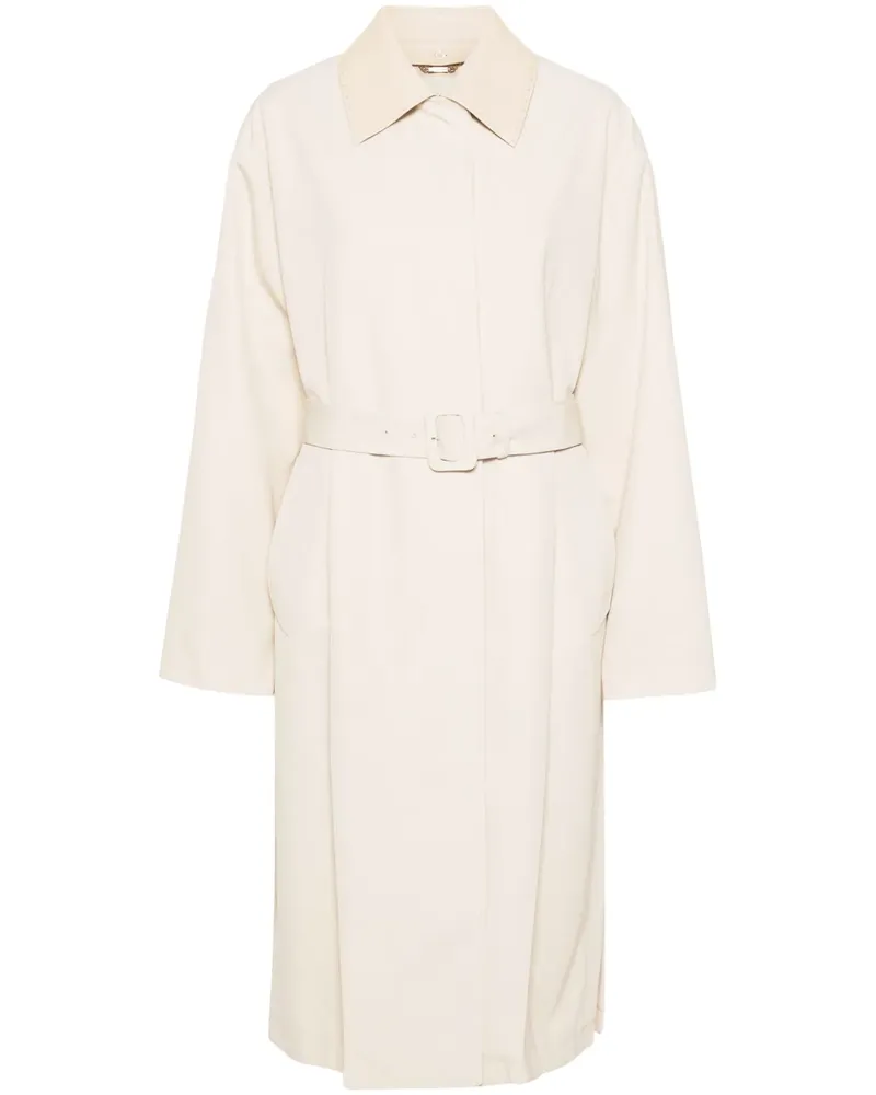 Fendi Trenchcoat aus Gabardine - Nude Nude
