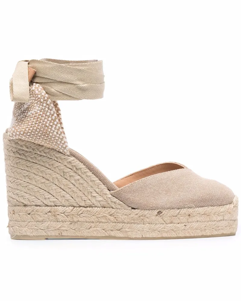Castañer Chiara Wedge-Espadrilles 110mm - Nude Nude