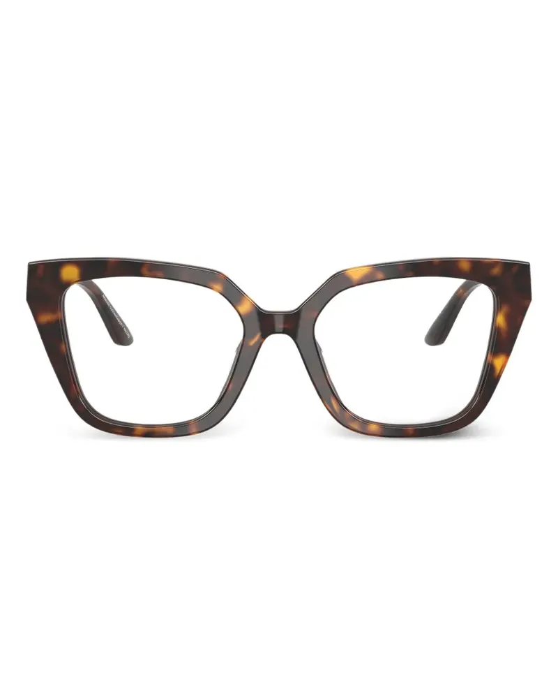 Emporio Armani square-frame glasses - Braun Braun