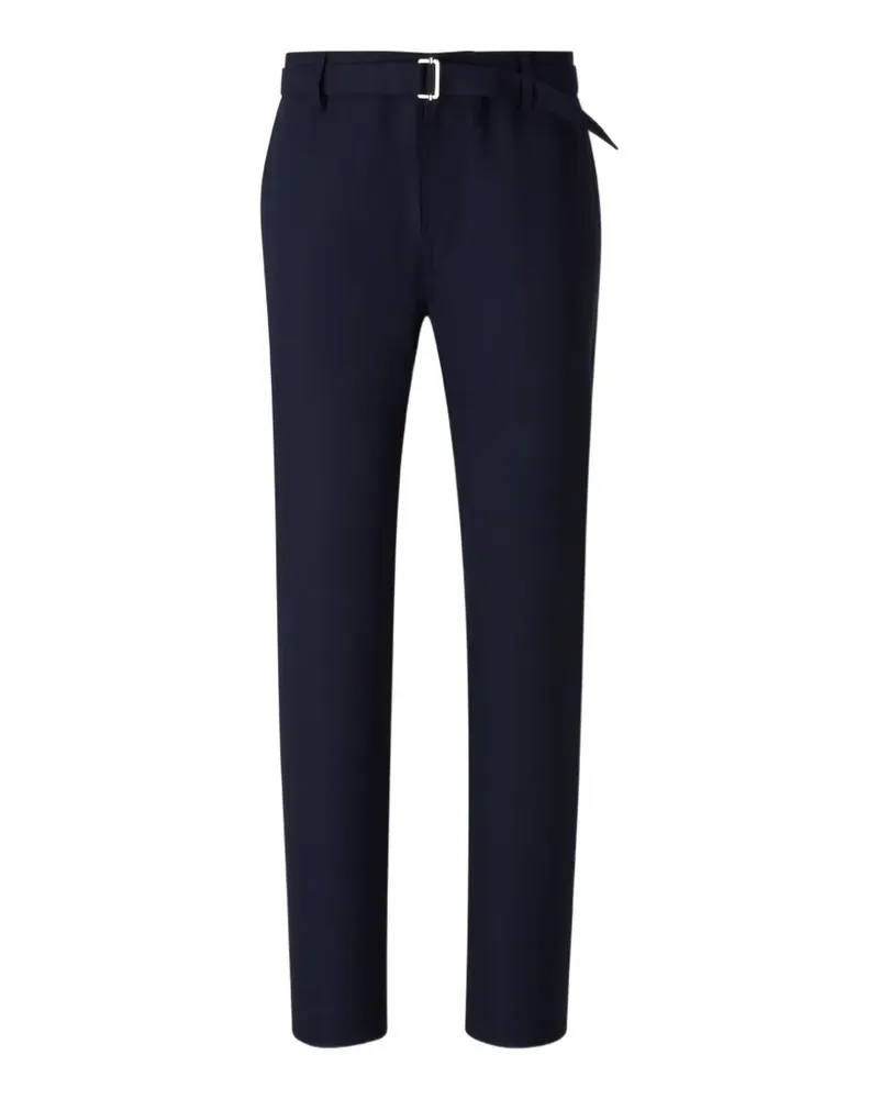 Canali belted trousers - Blau Blau