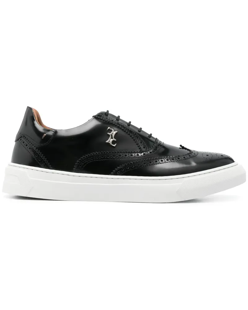 Billionaire Sneakers mit Laser-Cuts - Schwarz Schwarz