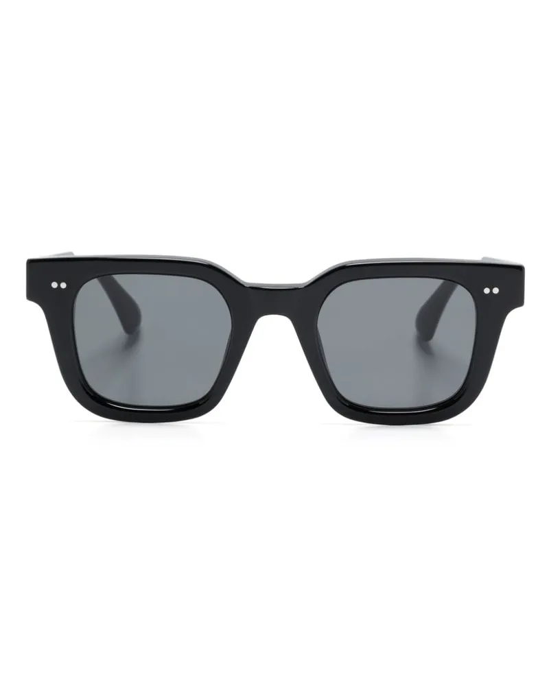 CHIMI 04 Sonnenbrille mit eckigem Gestell Schwarz