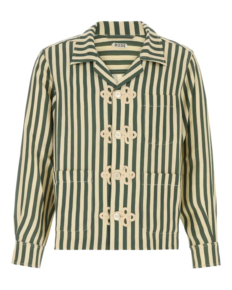BODE Trillium Seidenhemd - Grün Grün
