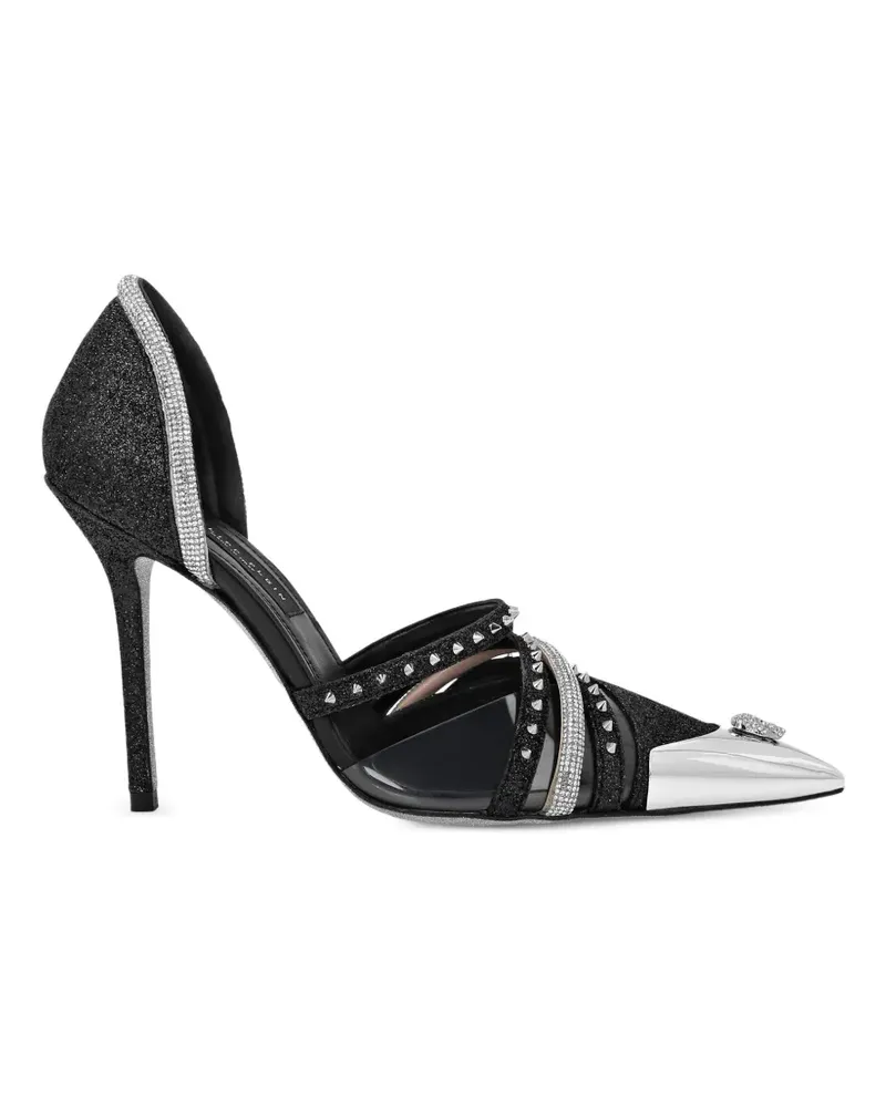 Philipp Plein Pumps mit spitzer Kappe - Schwarz Schwarz