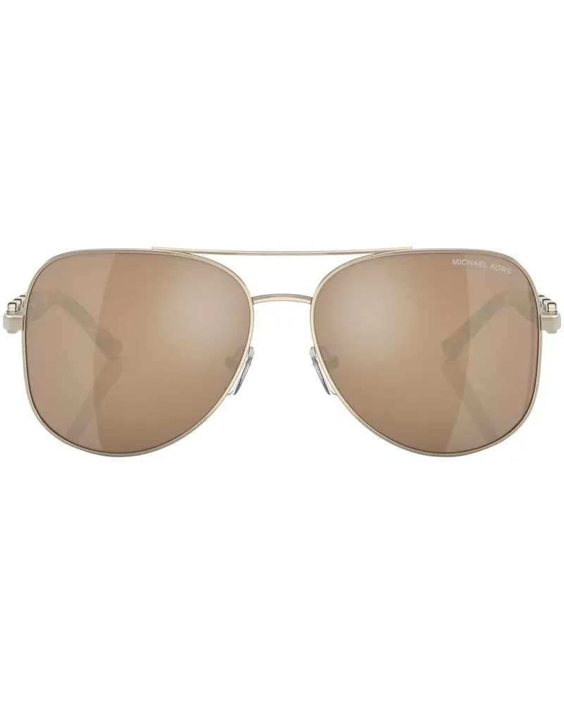 Michael Kors Verspiegelte Pilotenbrille - Gold Gold