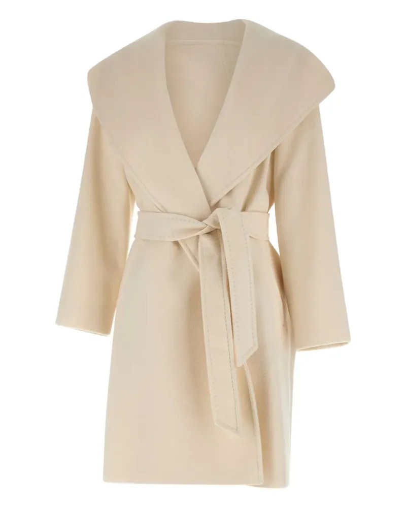 Max Mara Mantel mit Kapuze - Nude Nude