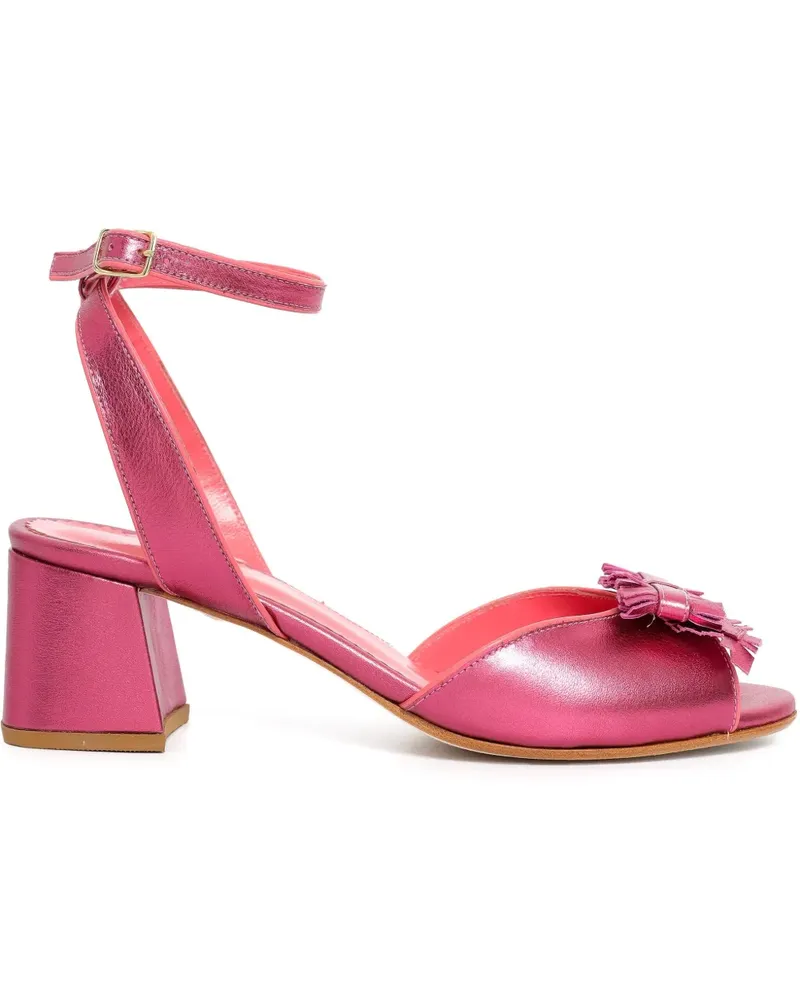 Sarah Chofakian Cottage Sandalen 45mm - Rosa Rosa