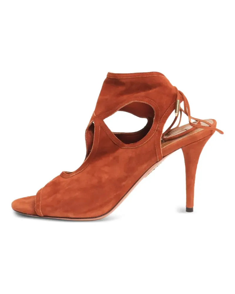 Aquazzura Sandalen aus Wildleder - Braun Braun