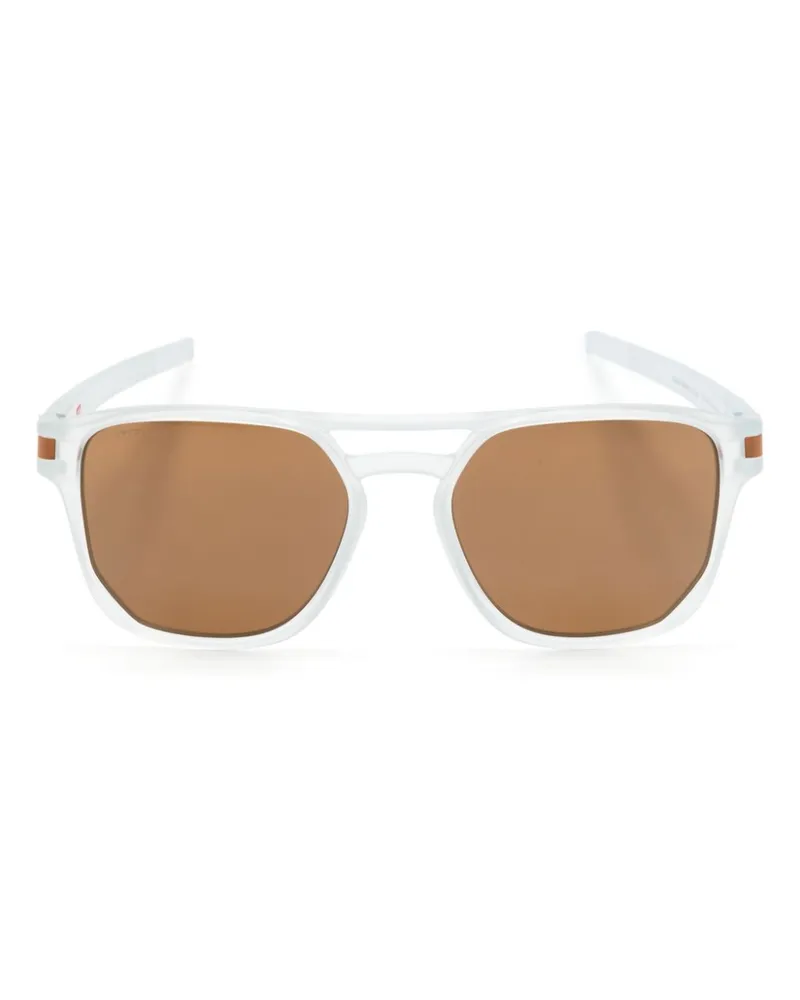 Oakley Eckige Latch™ Beta Sonnenbrille - Grau Grau