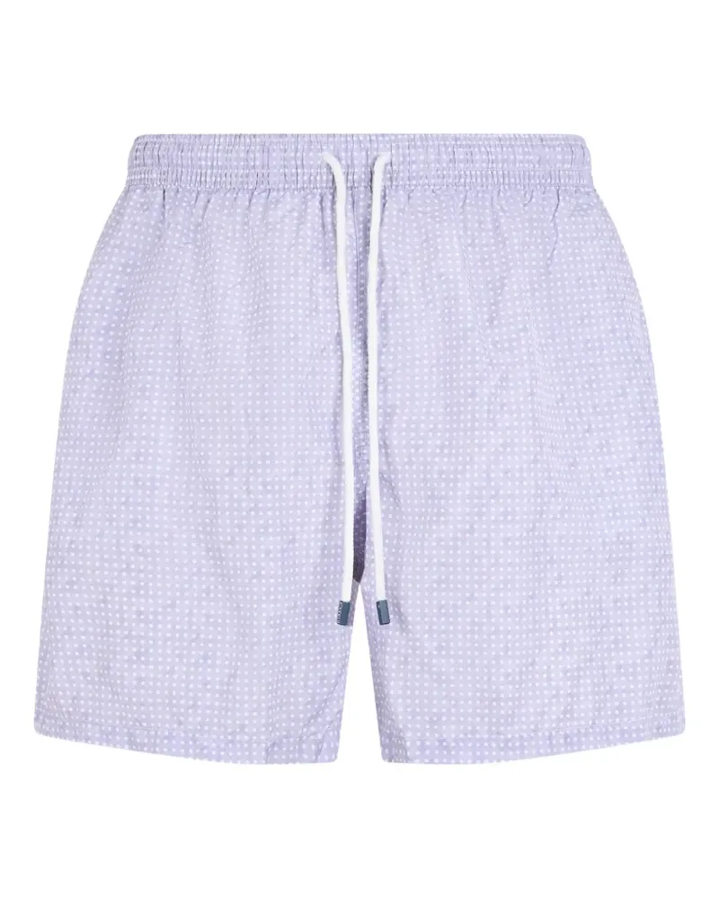 Fedeli polka-dot drawstring swim shorts - Violett Violett