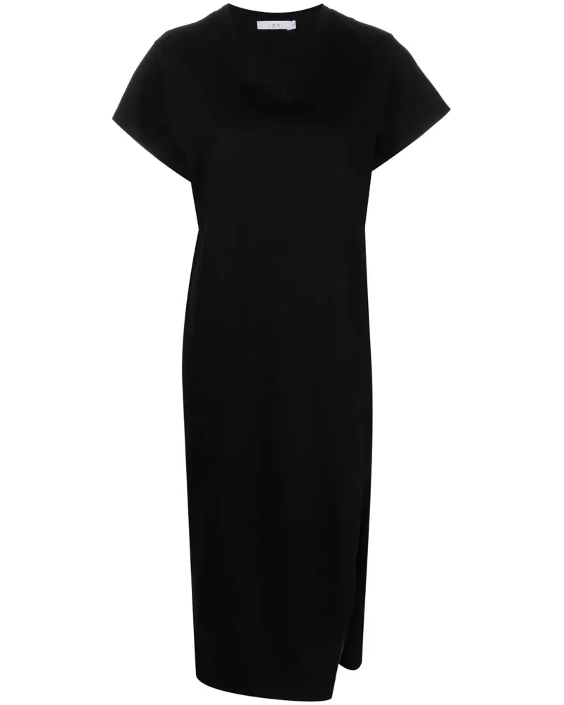 IRO Hemdkleid mit rundem Ausschnitt - Schwarz Schwarz