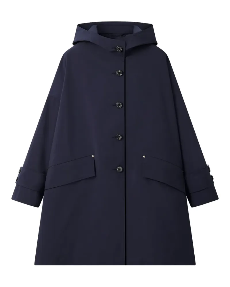 MACKINTOSH Geknöpfter Humbie Kapuzenmantel - Blau Blau