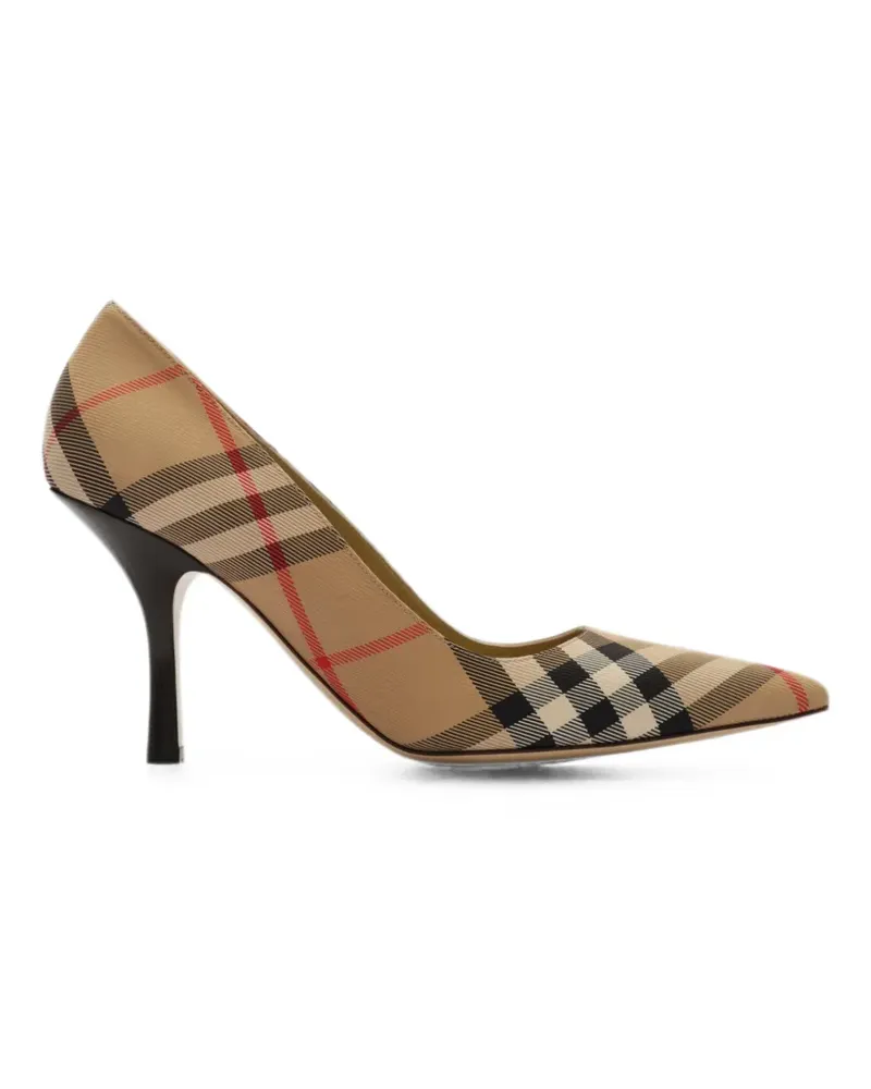 Burberry Pumps mit Karomuster - Nude Nude