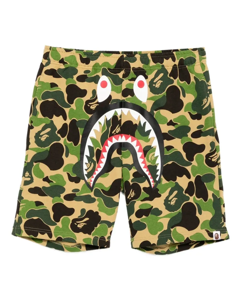BAPE Shorts mit grafischem Print - Grün Grün