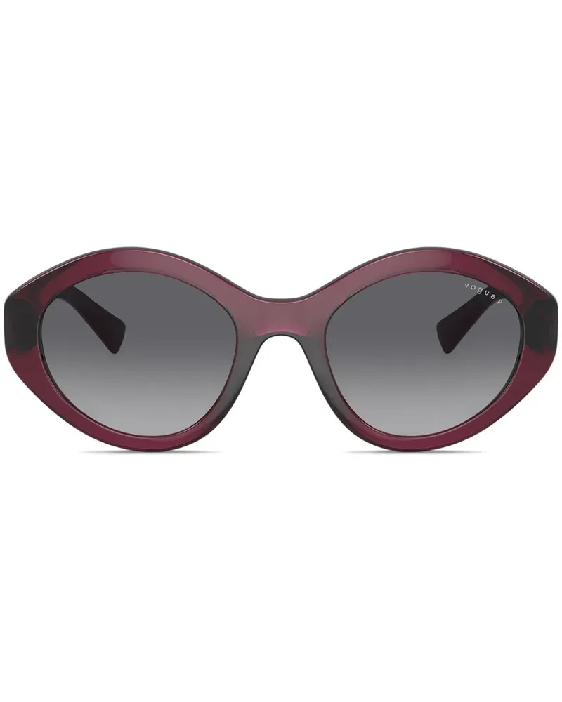 Vogue Sonnenbrille mit Oversized-Gestell - Rot Rot