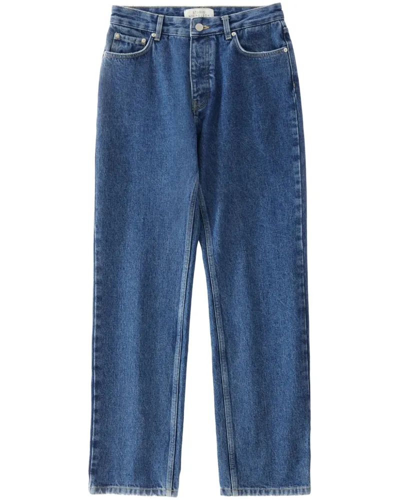 Studio Nicholson Dune Straight-Leg-Jeans - Blau Blau