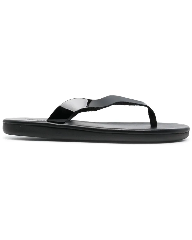 Ancient Greek Sandals Laconia Flip-Flops Schwarz