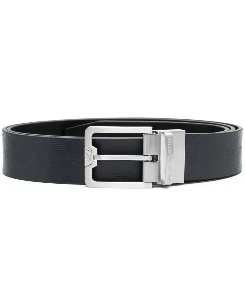 Emporio Armani Klassischer Gürtel - Schwarz Schwarz