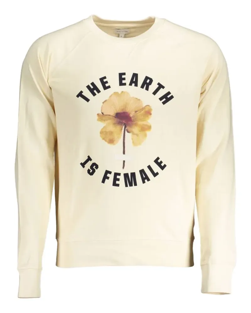 Gant flower-print cotton sweatshirt - Nude Nude