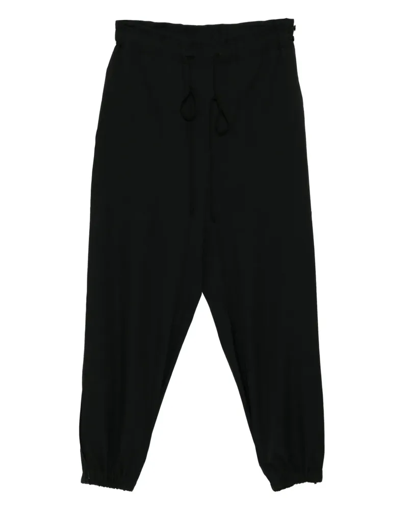 Yohji Yamamoto Hose mit Tapered-Bein - Schwarz Schwarz