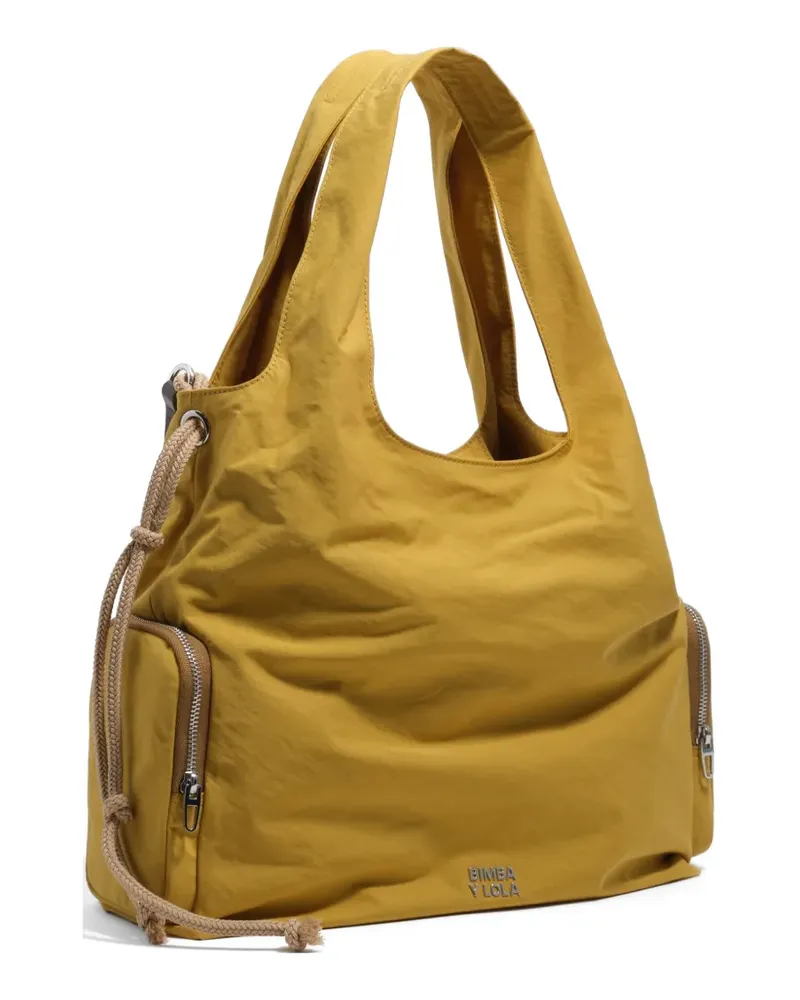 BIMBA Y LOLA large Paper Pocket shoulder bag - Gelb Gelb