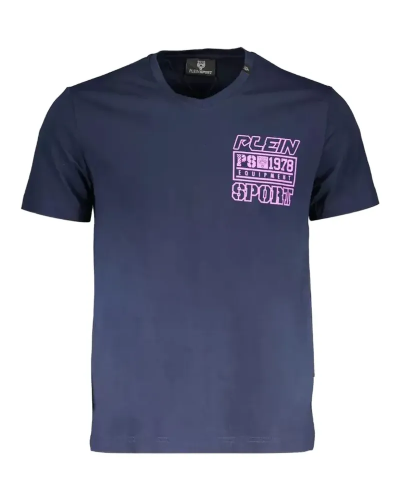 Philipp Plein logo-print T-shirt - Blau Blau