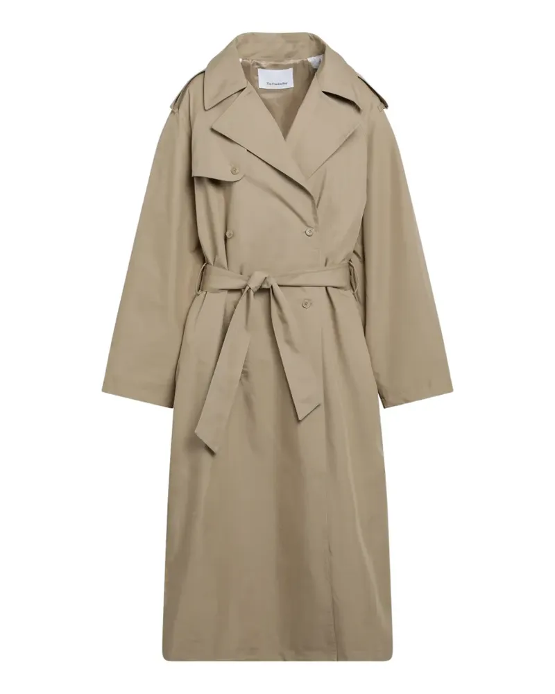 FRANKIE Shop Zweireihiger Trenchcoat - Nude Nude