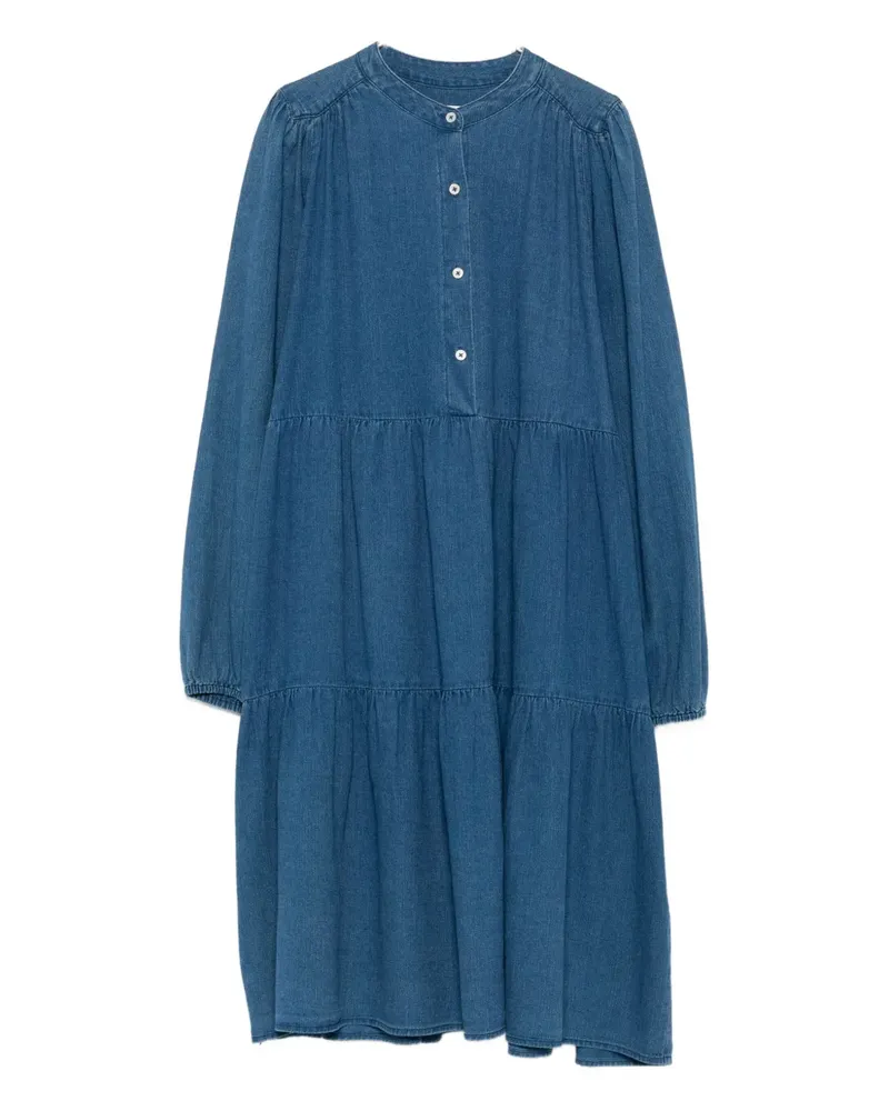 Marc O'Polo Kleid mit Knöpfen - Blau Blau